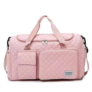 Túi Du Lịch  Túi Xách Chống Thấm Nước,  đựnġ Đồ Dung Tích Lớn Có Nhiều Ngăn   Có Đai Cài Đi Kèm Vali Bag Kem Da