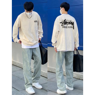 PEAR DODO Thương hiệu thời trang Mỹ Stussy hoodie nam nữ cặp đôi Stusi giải trí thể thao cổ điển áo khoác chui đầu