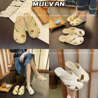 MULVAN dép sandal nữ dép đế cao Thoải Mái Xinh Xắn  Đẹp Bền Phối màu tinh tế Êm ái FDL24913QY 38Z240919