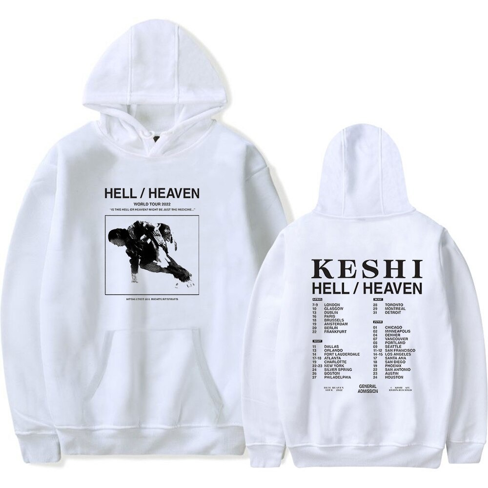 Áo Hoodie Cotton Keshi Hell Sky Tour Merch World 43NI M-3XL
