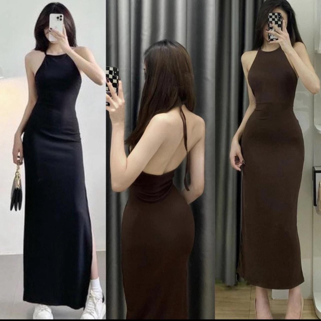 GIAO HỎA TỐC  RẺ VÔ ĐỊCH Đầm Maxxi Dáng Dài Xẻ Tà mã 02 | BigBuy360 - bigbuy360.vn