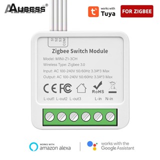 Công tắc thông minh Wifi Tuya Mini Switch Giao thức Zigbee 3.0 có thể hoạt động mà không cần Wifi 1 ổ cắm 2 chiều hoạt động với Alexa và Google Home Điều khiển bằng giọng nói 【searson 