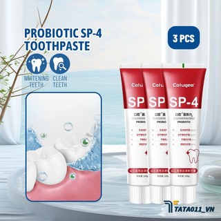 【3 chiếc】Kem đánh răng colugea Sp-4 Ultra+ Whitening Support Bright White Deodorant Fragrance Super Probiotic-4 Repair Paste Teeth Cleaner Plaque Remover (tata011.vn)