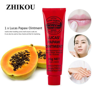  Kem Dưỡng Môi Chiết Xuất Đu Đủ Dưỡng Ẩm Đa Năng 25g lucas papaw 