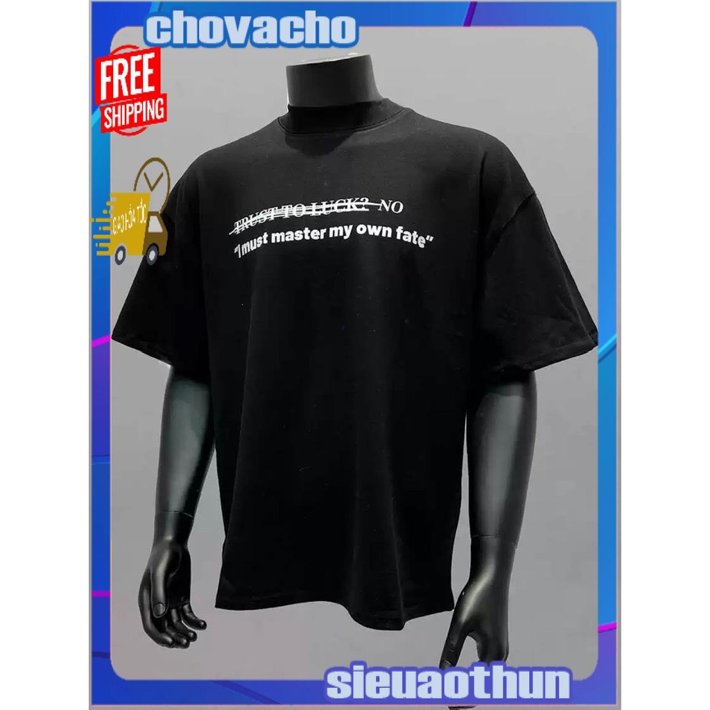 Áo thun Stee Cổ tròn TRUST TO LUCKY Localbrand ICVCVNI Unisex