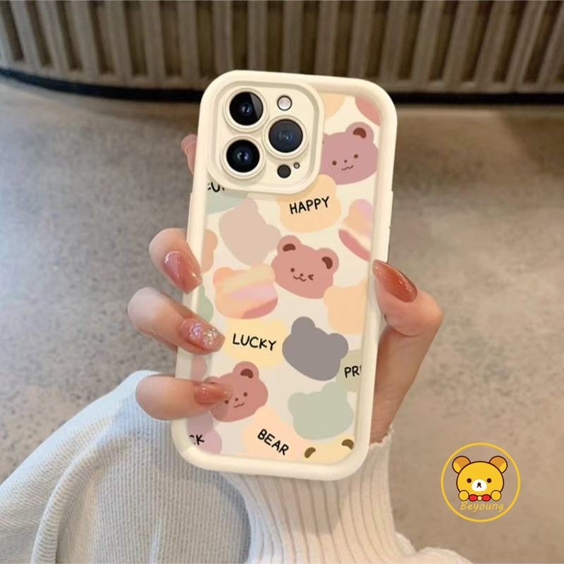 Ốp Điện Thoại Họa Tiết Gấu Dễ Thương Hàn Quốc Cho Huawei Pura 70 Pro Ultra Nova 12 Ultra 12i Pro 12 