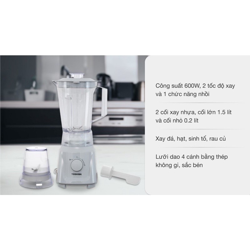 Máy xay sinh tố Toshiba MX-60T(H) hàng chính hãng 💯 hàng mới