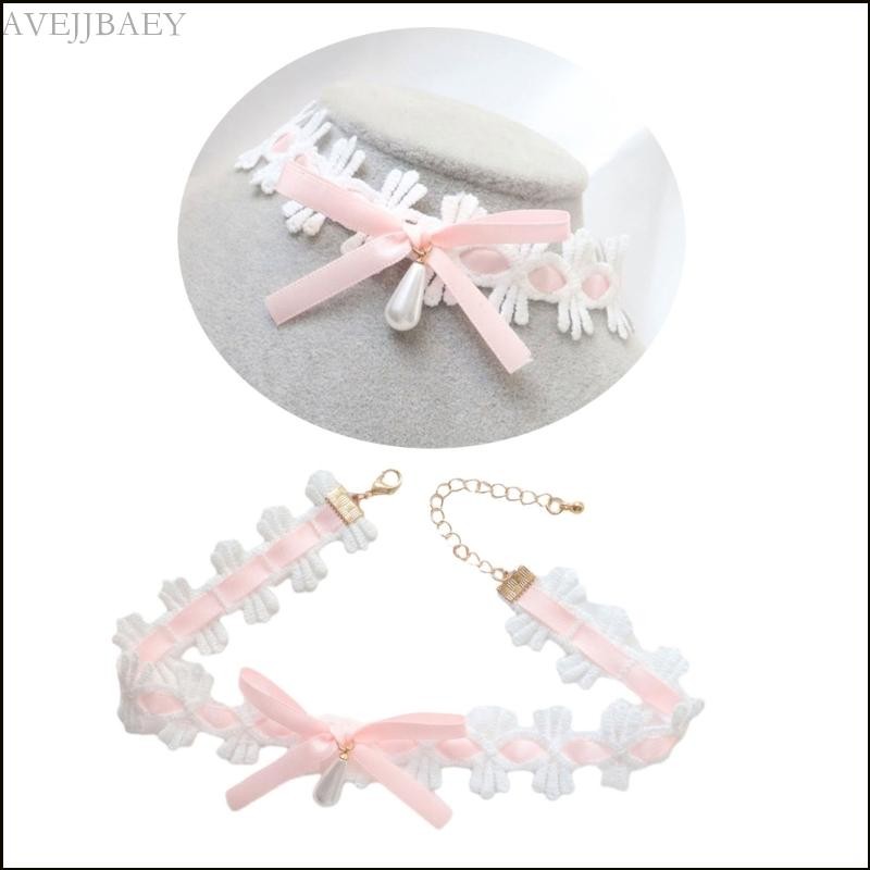 Handmade Cosplay Choker Necklace Maid Cosplay Choker Adjustable Chain Necklace
