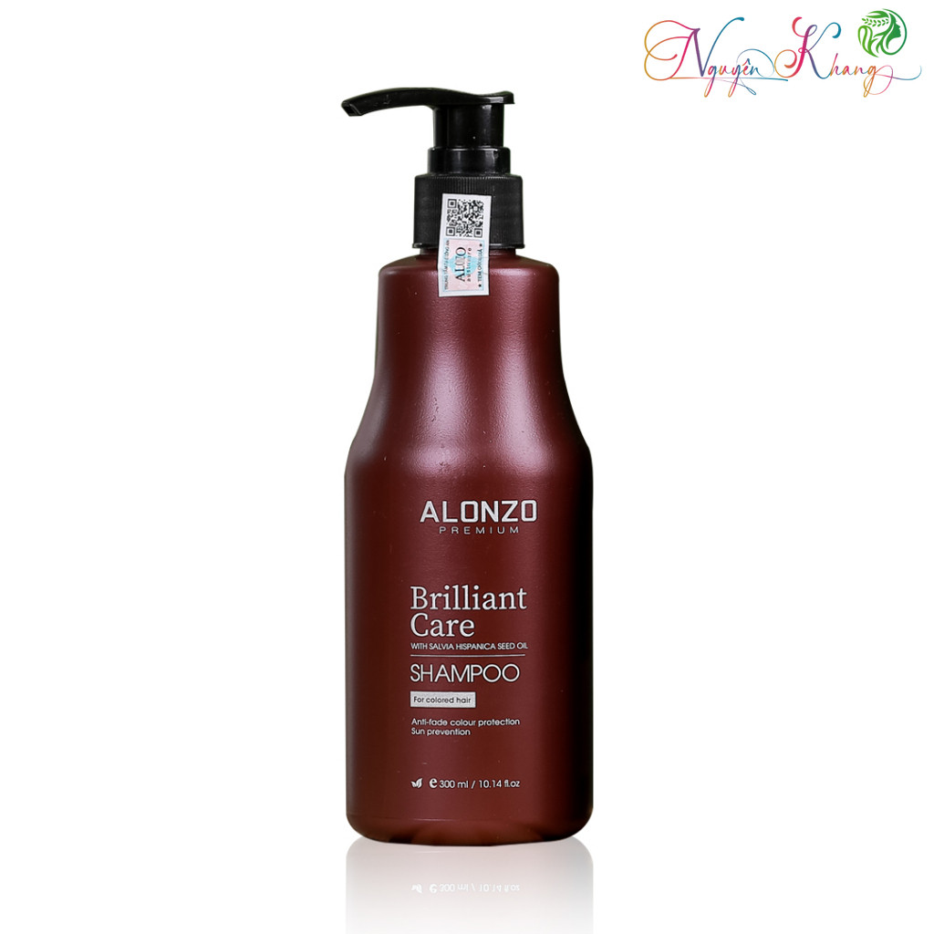 Dầu gội chăm sóc tóc nhuộm Alonzo Brilliant Care Shampoo 300ml [ CS ]