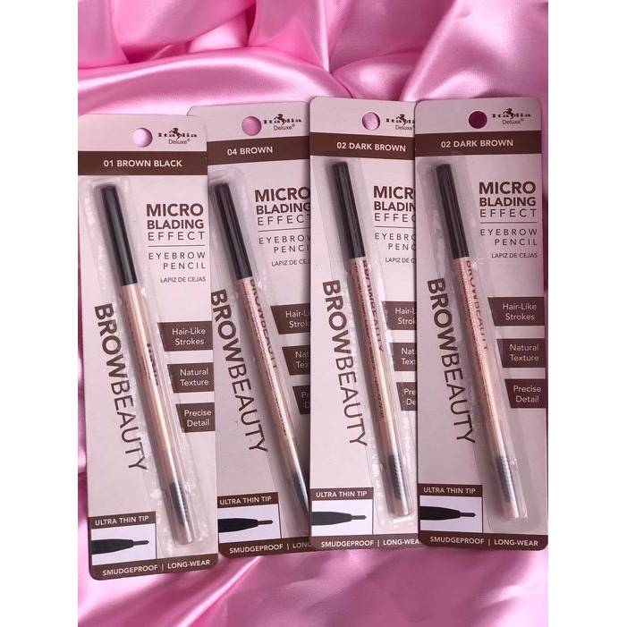 1 CÂY CHÌ KẺ CHÂN MÀY ITALIA DELUXE MICRO BLADING EYEBROW PENCIL - 18562
