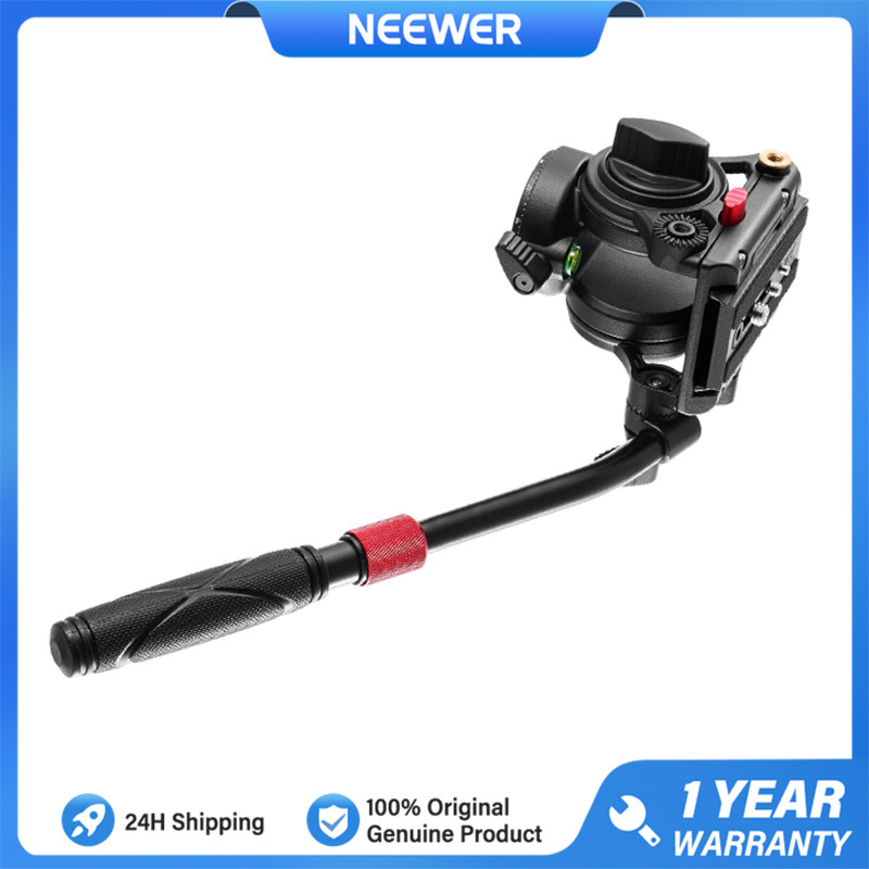 NEEWER Tất cả các đầu chất lỏng chân máy Video bằng kim loại Tương thích với Manfrotto GM001