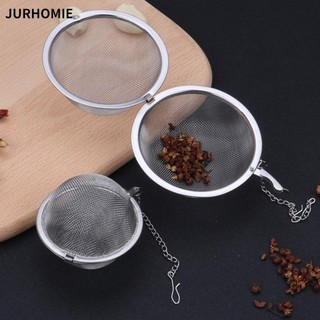 JURHOMIE Bộ lọc gia vị Quả bóng lưới thép không gỉ cấp thực phẩm