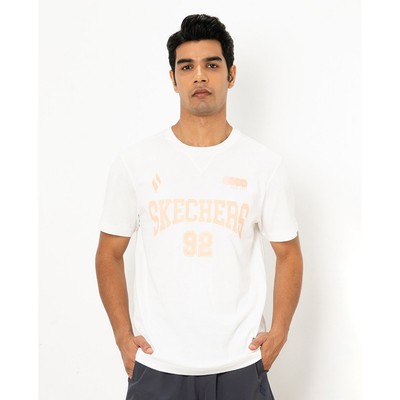 SKECHERS - Áo thun nam cổ tròn tay ngắn Basketball Culture_SL325M375-00QF