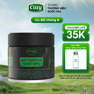 [KOLs] Bột Matcha Cozy Premium Đậm Vị Umami Từ Lá Trà Đầu Vụ Vùng Shizuoka Nhật Bản [Hộp thiếc 50gr]