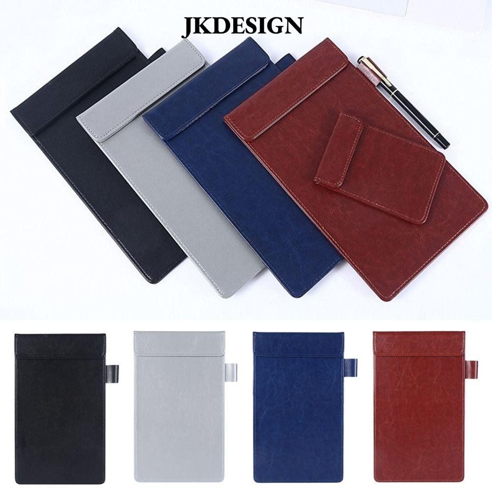 JKDESIGN Bill Book, PU Leather Bill Organizer Thư mục hóa đơn tiền mặt, Di động chống nước từ tính S