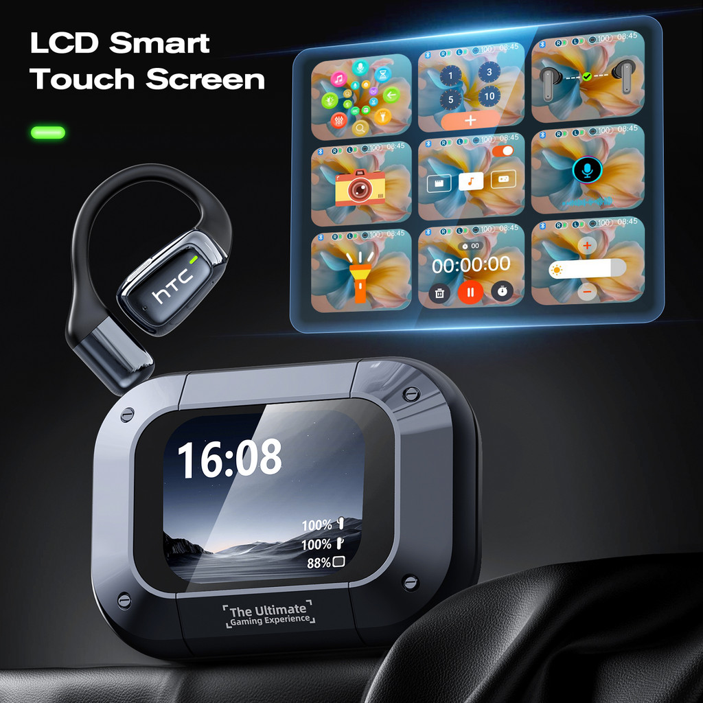 HTC NE25 Tai Nghe Dịch Thời Gian Thực 135 Ngôn Ngữ  Bluetooth 6.0 Màn Hình Cảm Ứng LED  Âm Thanh HiFi  Chống Nước IPX5  Thiết Kế Nhét Tai | BigBuy360 - bigbuy360.vn