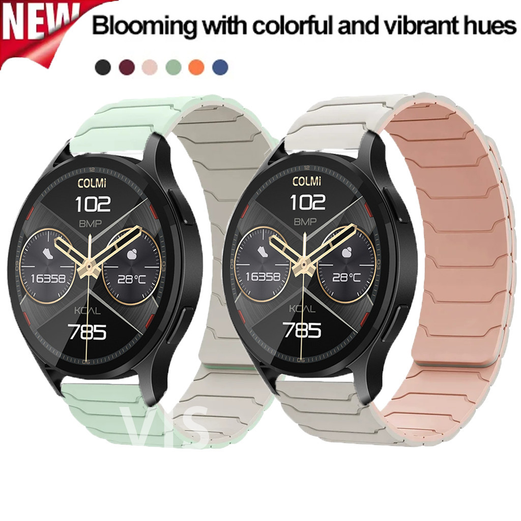 Dây đeo từ tính silicon cho COLMI P60 / P68 / P78 / P82 / P8 / P9 / P28 / P73 / P76 / P81 Plus Pro L