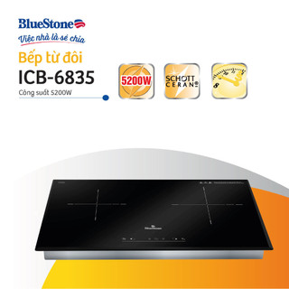] Bếp Âm Từ Đôi Bluestone ICB-6835 (5200W)
