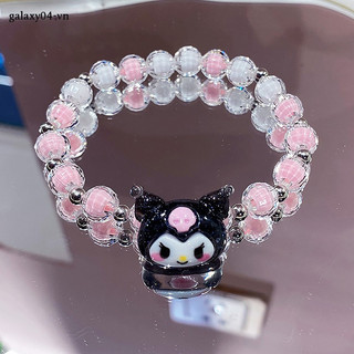 ZOOMSTAR Kawaii Sanrio Pha Lê Đính Hạt Vòng Tay Kuromi My Melody Cinnamoroll Vòng Tay Bé Gái Cổ Tay Trang Sức Người Bạn Thân Nhất Quà Tặng GM24712ZH