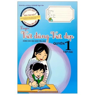 Sách - luyện viết đúng, viết đẹp 1 - tập 2