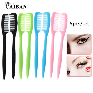 Set 5 lược nhựa chải lông mi / lông mày tiện dụng