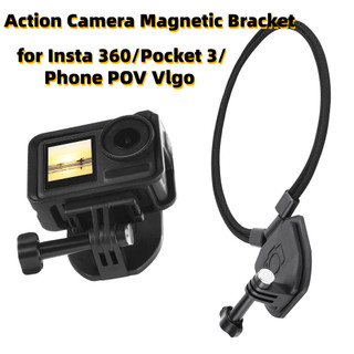  Camera hành động Giá đỡ từ tính Phụ kiện Gopro Dây đeo ngực cho Insta360   Hành động 4   Pocket 3   Điện thoại POV Vlgo Chụp ảnh 