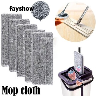 Fay 1 / 3 Vải lau nhà lười biếng, Vải thay thế cây lau nhà phẳng có thể giặt bằng sợi nhỏ, Cây lau nhà có thể tái sử dụng