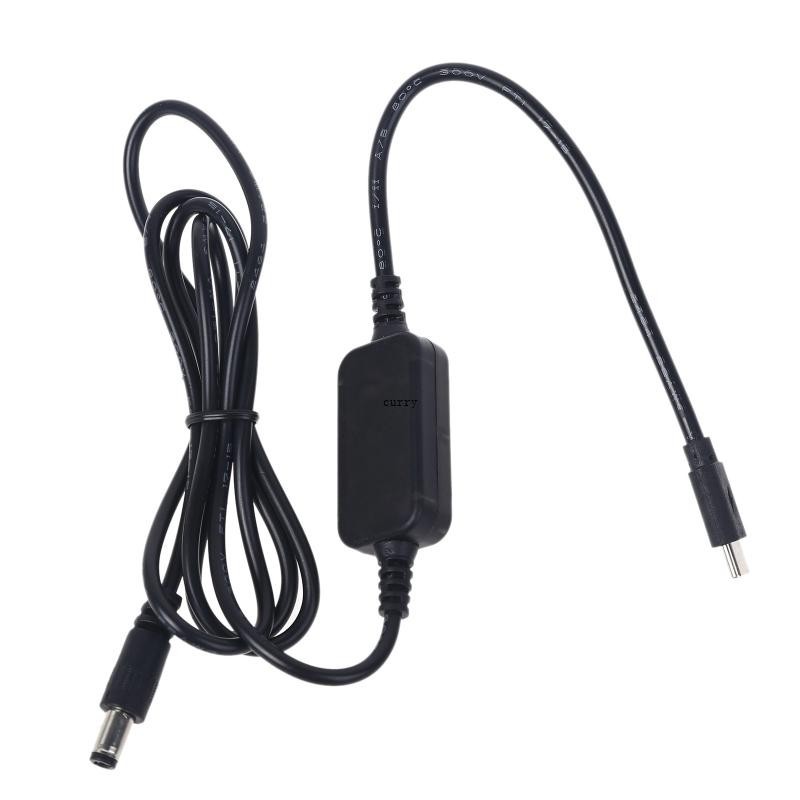 ✿ Cáp cấp nguồn USB C PD Type C Male to 12V 20V 5 5x2 1mm Male Step Up