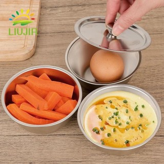 Bát Trứng Hấp, Bát Stew Inox 304 10cm, Hộp Đựng Thực Phẩm Nắp Cốc Canh Đa Năng Cơm