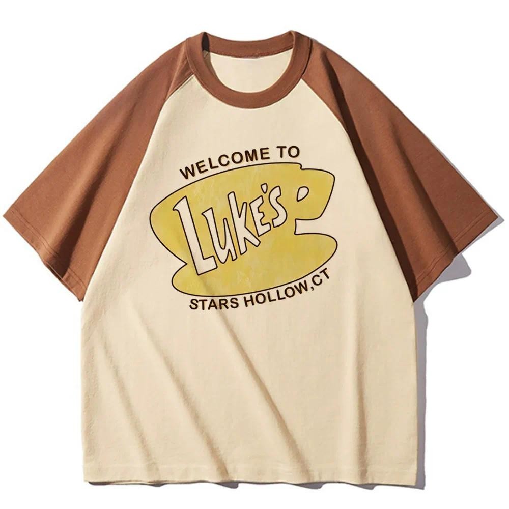 Gilmore Girls top nữ Y2K truyện tranh Nhật Bản hàng đầu nữ thiết kế quần áo đồ họa harajuku