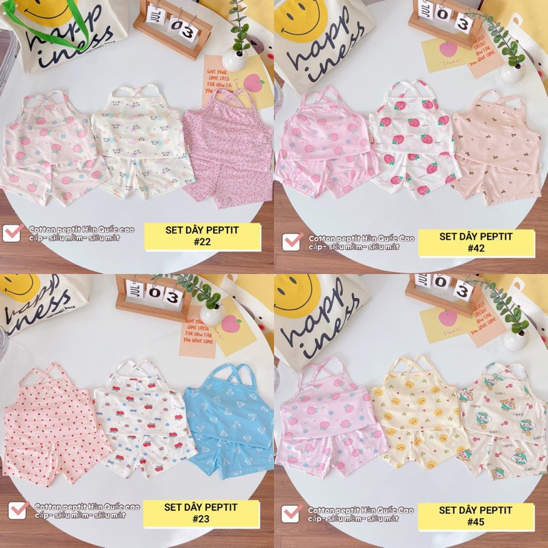 SET 3 BỘ HAI DÂY PEPTIT CHO BÉ
