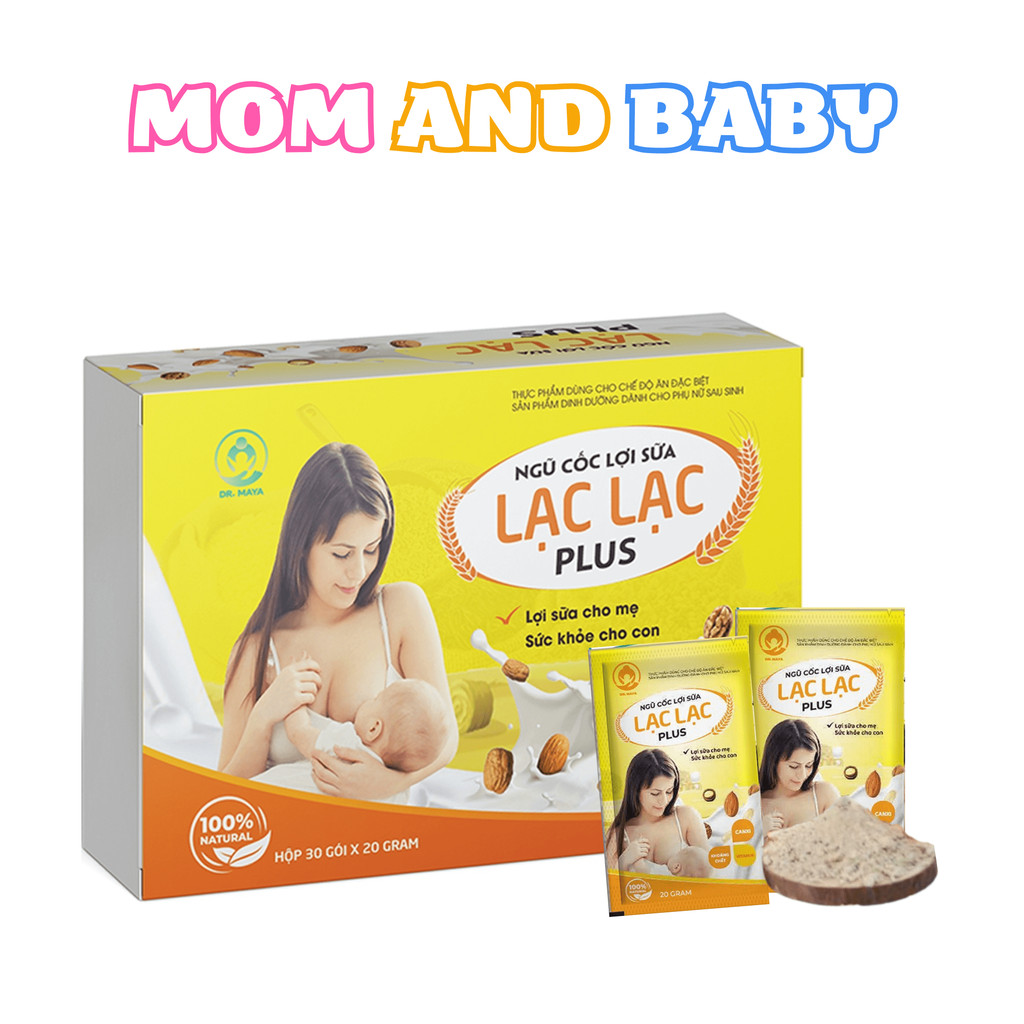 Ngũ cốc lợi sữa đặc biệt Lạc Lạc Plus Dr.Maya 600g giúp mẹ sữa nhiều hơn, thơm hơn, bé tăng cân tốt