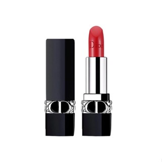  Son môi Dior Son dưỡng môi son bóng 999 velvet 666 Classic True Red 720 Flame velvet Matte Dưỡng ẩm Kết cấu nhung rèn 3,5g 