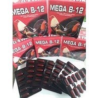 Thuốc nuôi gà đá tăng bo Mega B12, hộp 10 vĩ, nhập khẩu Philippines chính hãng Dành cho gà.