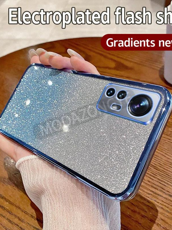 [SS originality]
 For Xiaomi 12 Lite Case Electroplating Colorful Soft Glitter TPU Cellphone Cover