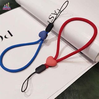 Jesjeliu Dây Đeo Điện Thoại Di Động Trang Trí Trái Tim Quà Tặng Cho Nữ Ngắn Chống Mất Dây Thắt Lưng Móc Khóa