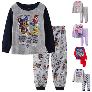 Trẻ Em Bé Trai Hoạt Hình Paw Patrol Bộ Đồ Ngủ Đồ Ngủ Dài Tay Bộ Đồ Ngủ Bé Gái Bộ Trang Phục