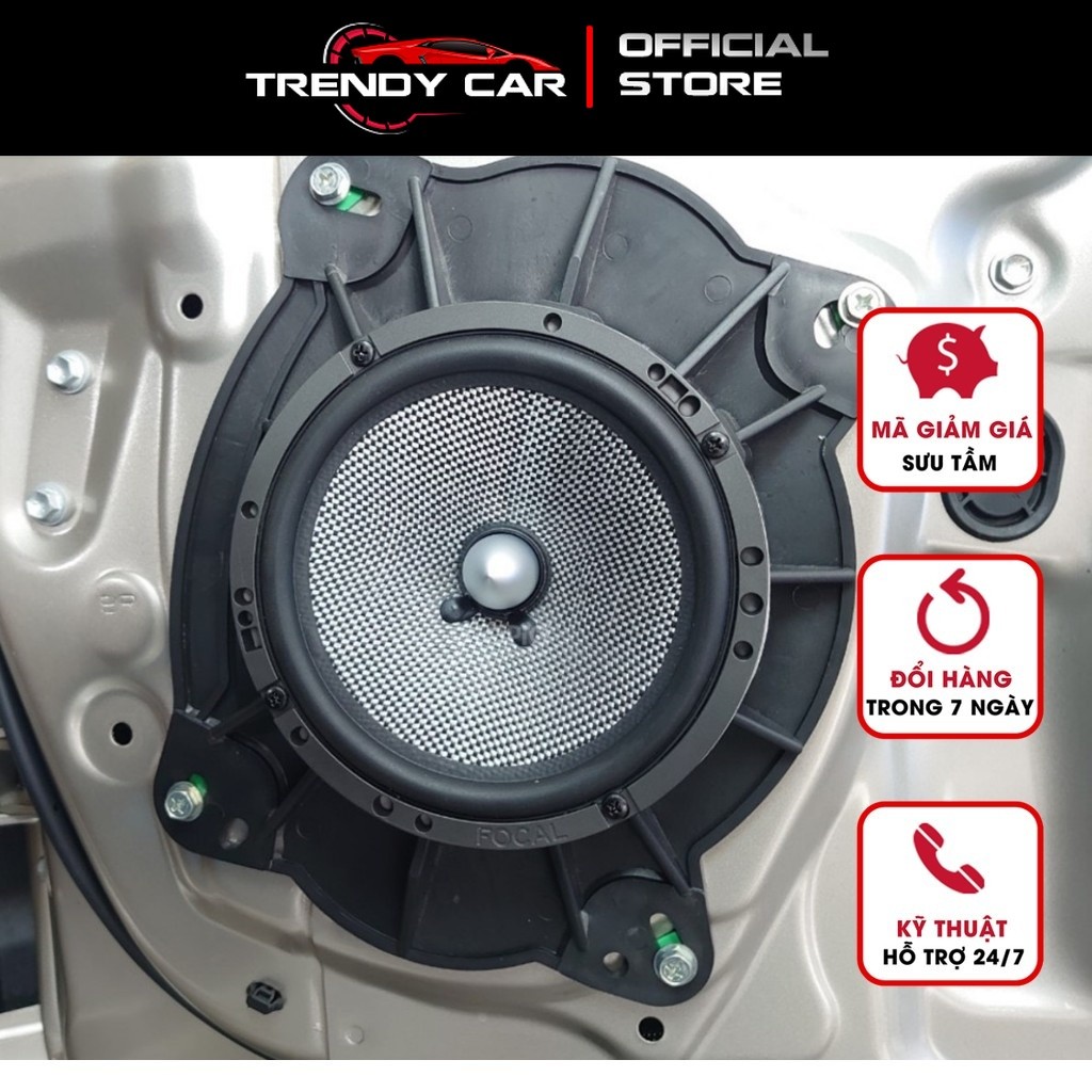 Vòng đệm loa/ Dưỡng loa bầu dục đường kính 16cm cho Ford, Subaru Vios đế loa cánh ovan dòng xe Toyot