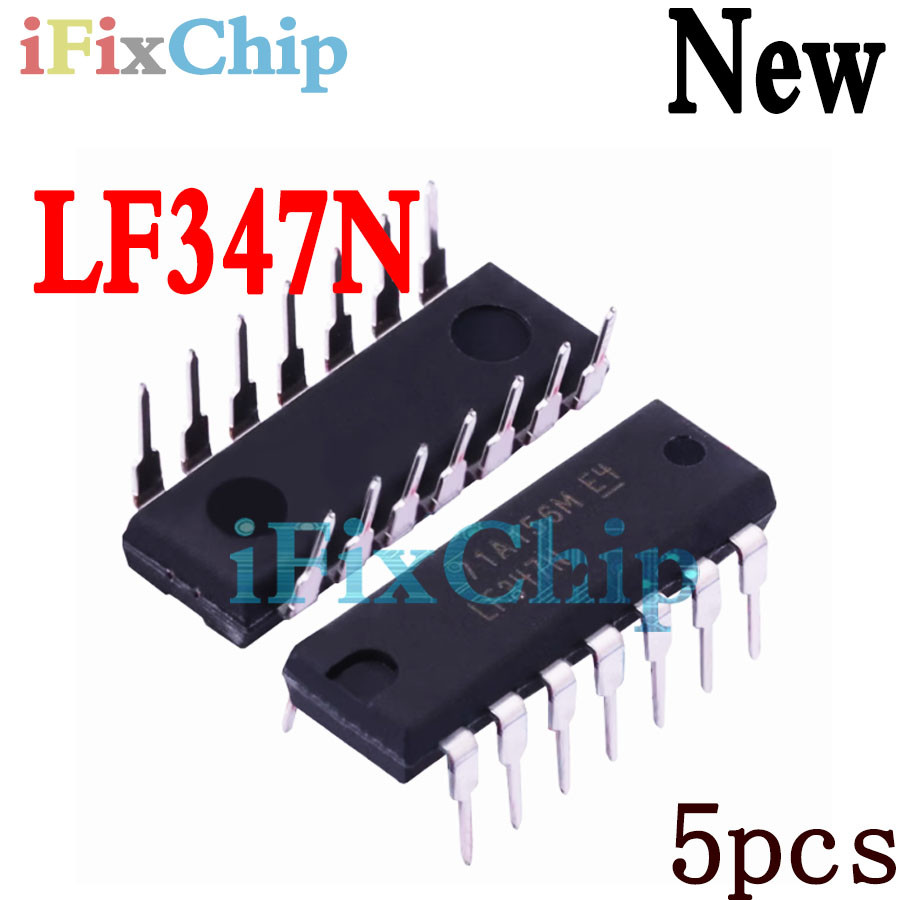 5 chiếc LF347N DIP-14 LF347 DIP14 347N Thương Hiệu Mới