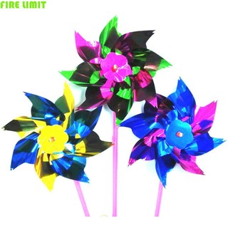 Dây GIỚI HẠN Spinner Pinwheel Tự lắp ráp Handmade DIY Sân vườn Trang trí 10 CÁI Đóng gói Gió lốc Đồ chơi ngoài trời Nhựa đẹp Cối xay gió mỏng