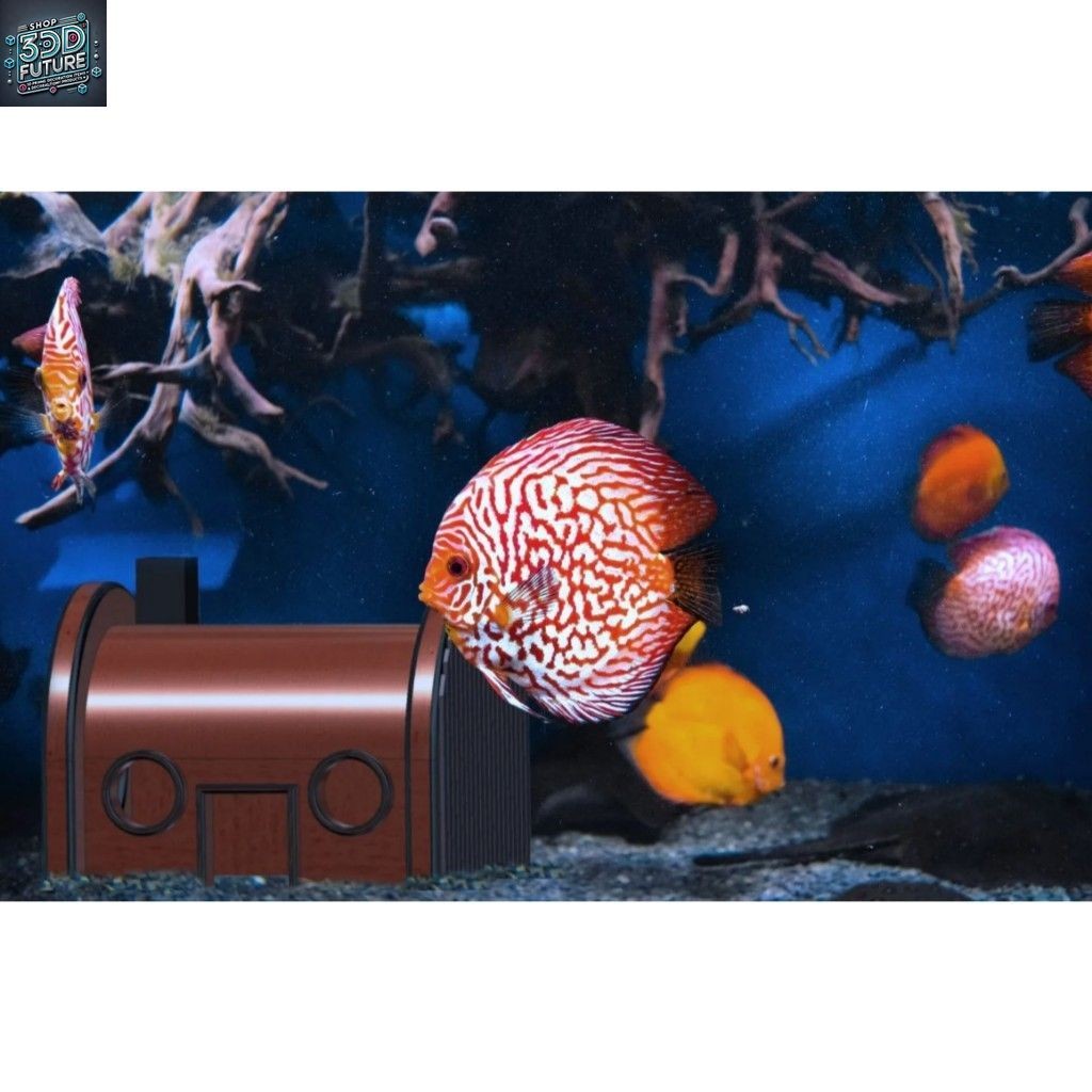 Phụ kiện bể cá Krusty Krab -shop_3d_diy- v39