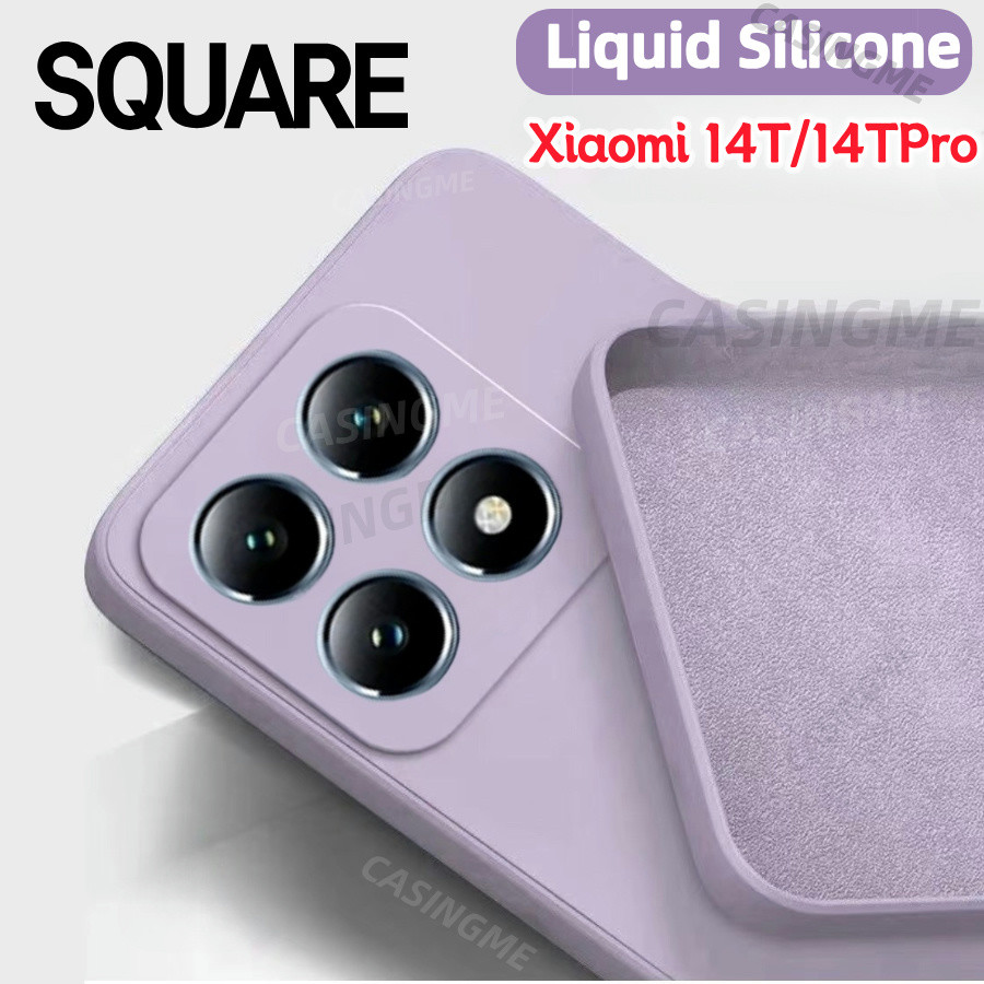 Xiaomi 14T 14TPro 2024 Vỏ Lỏng Vuông Cho Xiaomi 14T 14 T T T14 14TPro Xiaomi14T Pro 4G 5G 2024 Ốp Lưng Mềm Chống Sốc Vỏ Điện Thoại Silicon Mỏng