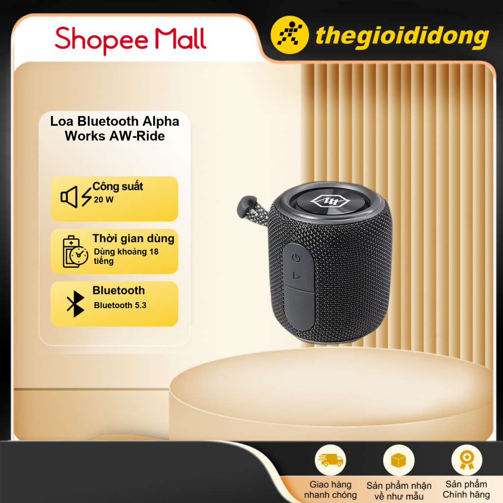 Loa Bluetooth Alpha Works AW-Ride