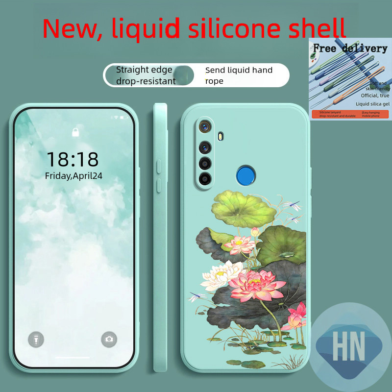 Ốp lưng Realme 5 5i 6i c3 5 pro Tùy chỉnh Dragonfly Lotus mẫu TPU Silicone nhà ở