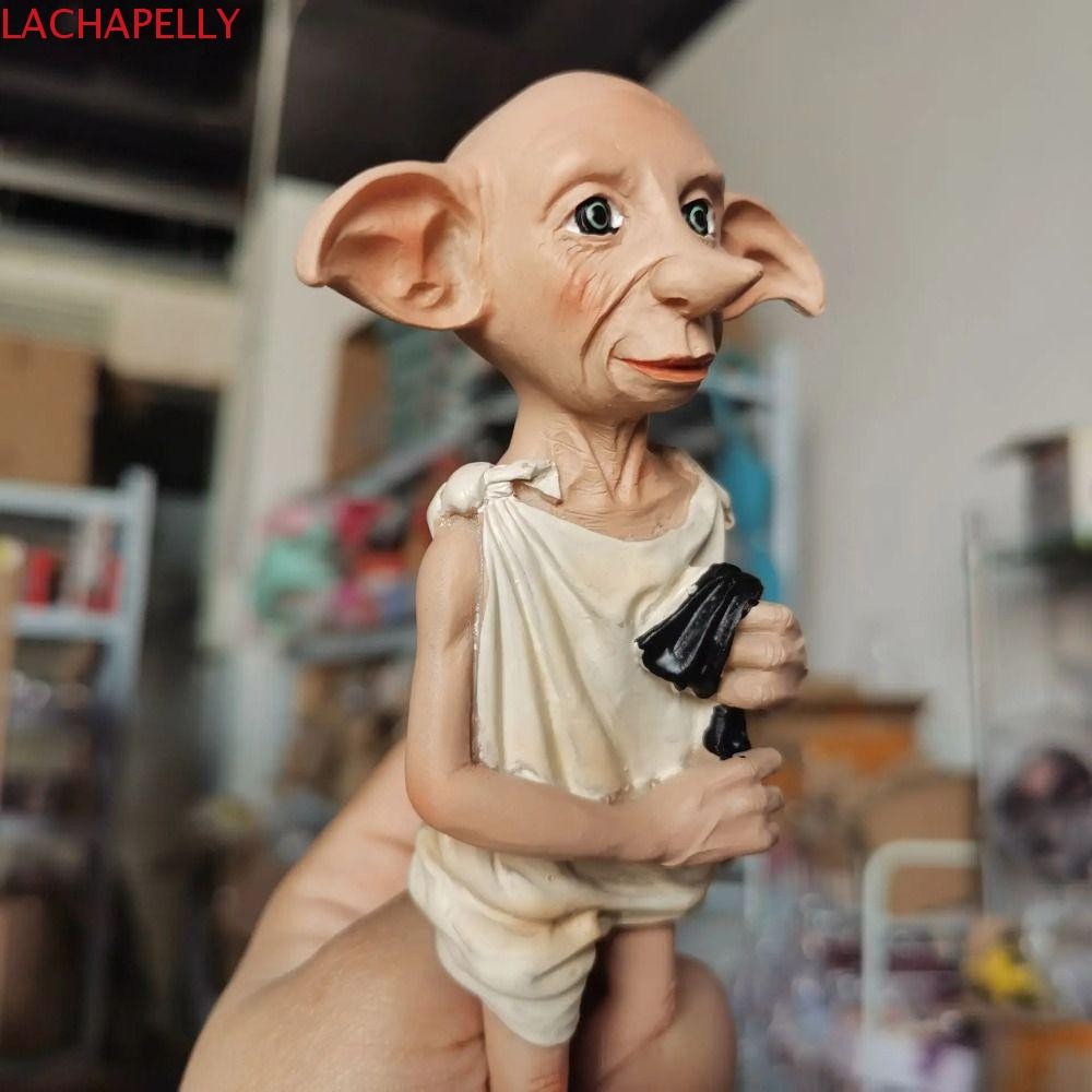 Lachapelly Halloween Dobby Elf Đồ chơi, Phim hoạt hình Anime Hình Dobby Elf Điêu khắc, Bức tượng dễ 