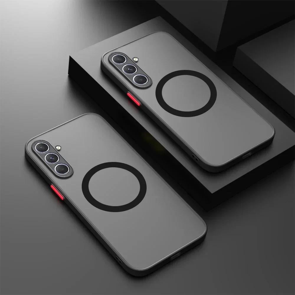 Ốp lưng Samsung A16 A06 Capas PC cứng chống sốc mờ mờ cho Samsung Galaxy A15 A16 A06 A05 A05S A55 A3