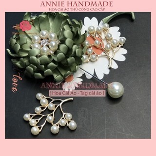 Cài Áo Hoa Cúc Ruy Băng [HANN HANDMADE - HOACAIAODEP.COM]
