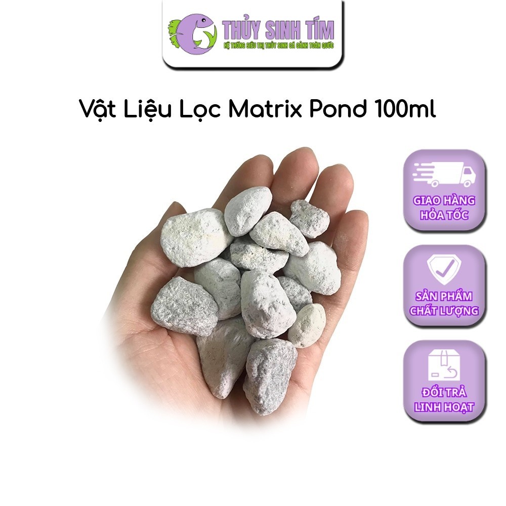 Vật Liệu Lọc Matrix Pond 100ml (Matrix Hạt To)