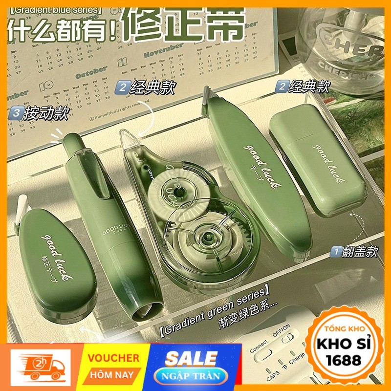 Bộ 5 Bút Xóa Kéo Màu Sắc Gradient Sáng Tạo