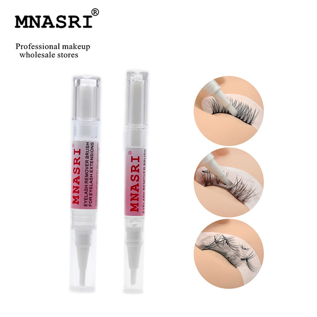 Mnasri Professional Eyelash Glue Remover Brush Gel Removal Safe Eyelash Extension Tool Dán